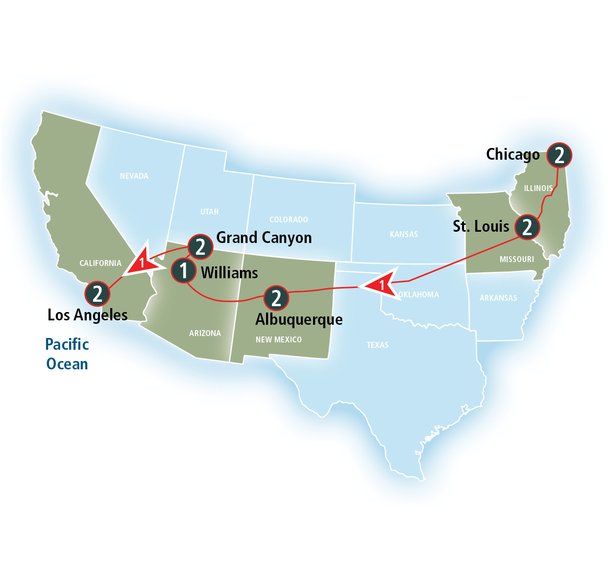 Amtrak Map