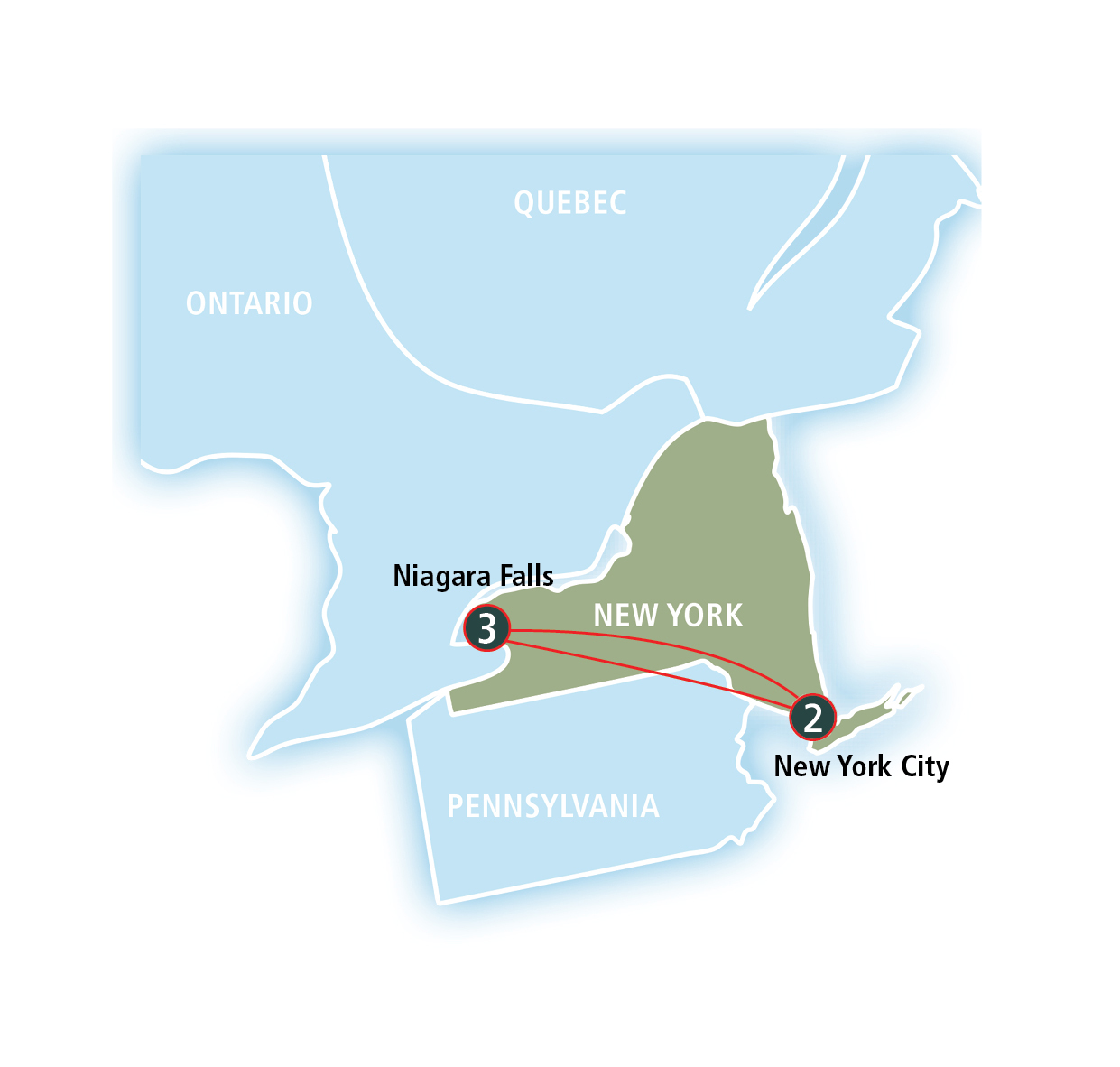 Montag Pädagogik Konzept new york niagarafälle route Verengt so Versprechen