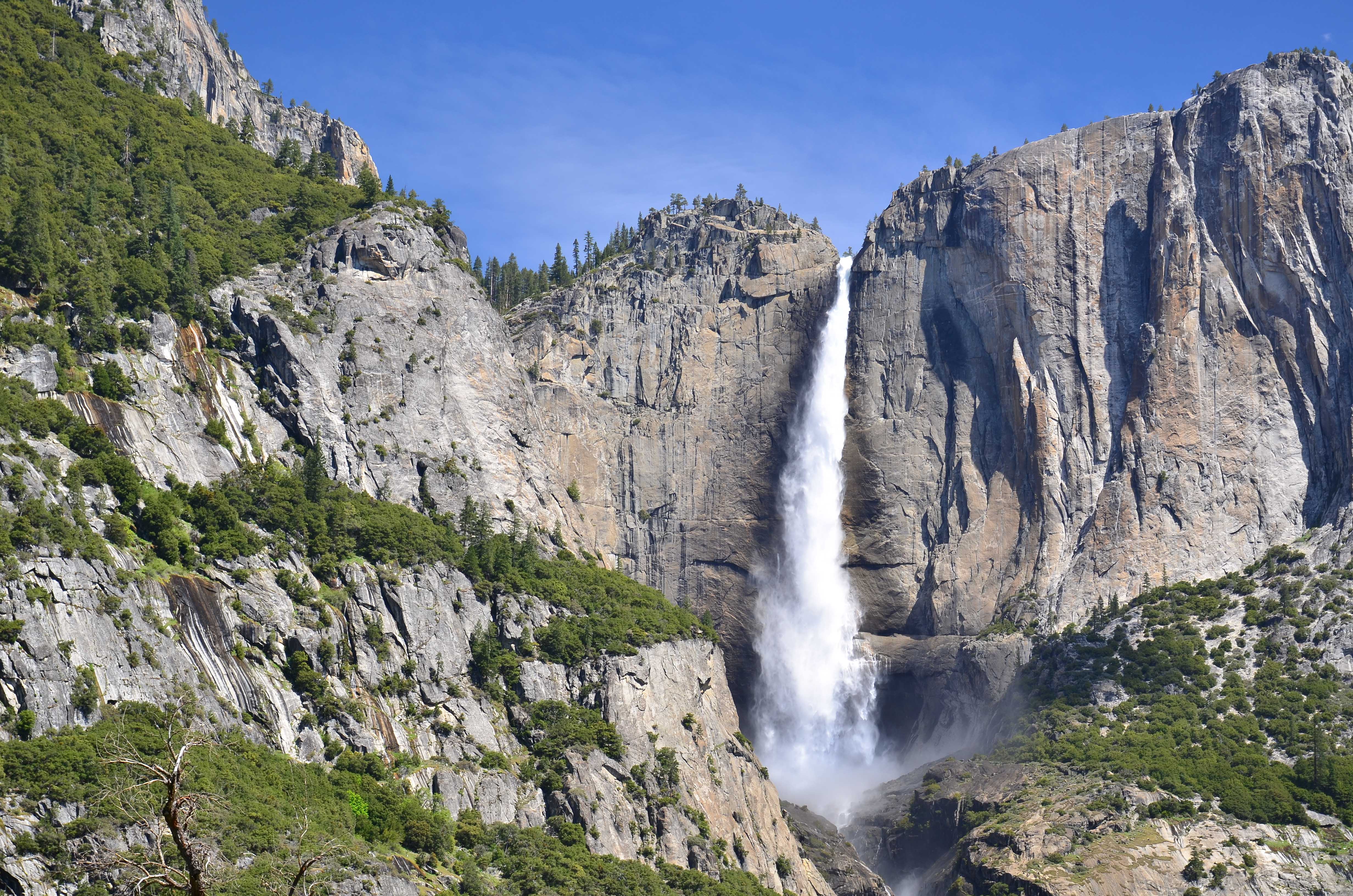 water fall at Yosemite national park