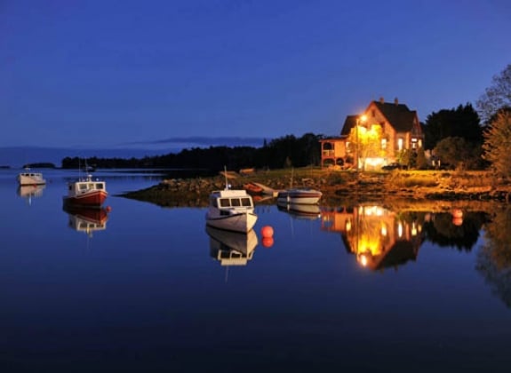 Halifax, Chester Bay by the water