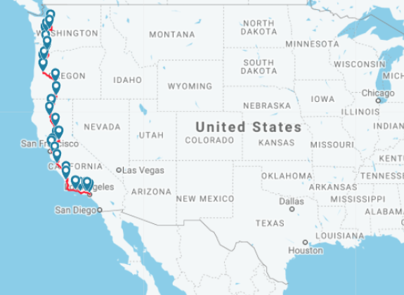 Coast Starlight Train