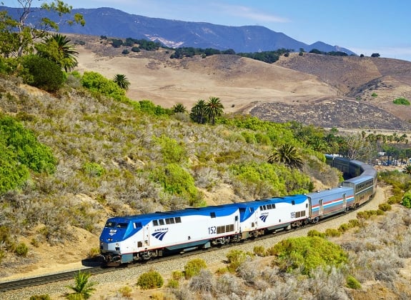 Amtrak's Coast Starlight on a Coast-to-coast journey