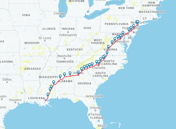 Rail Week Amtrak Vacations - Routes Crescent