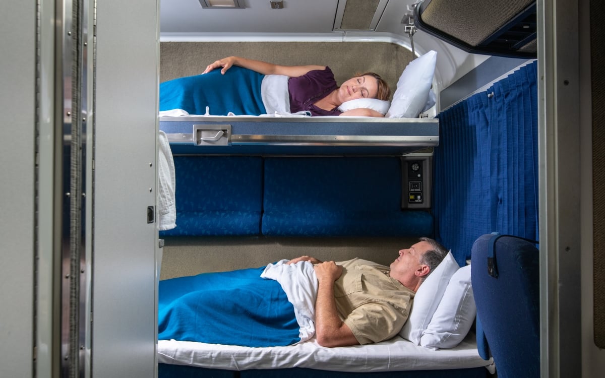 amtrak sleeper train trips