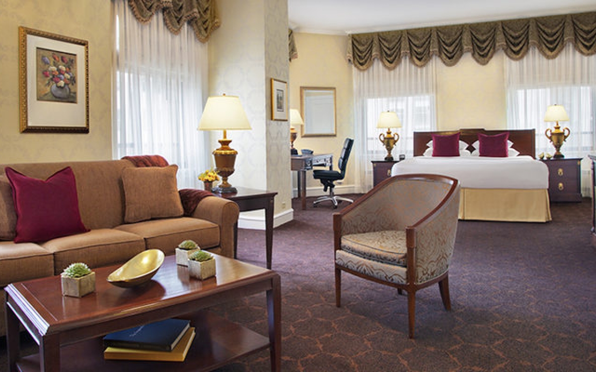 family room at the drake hotel