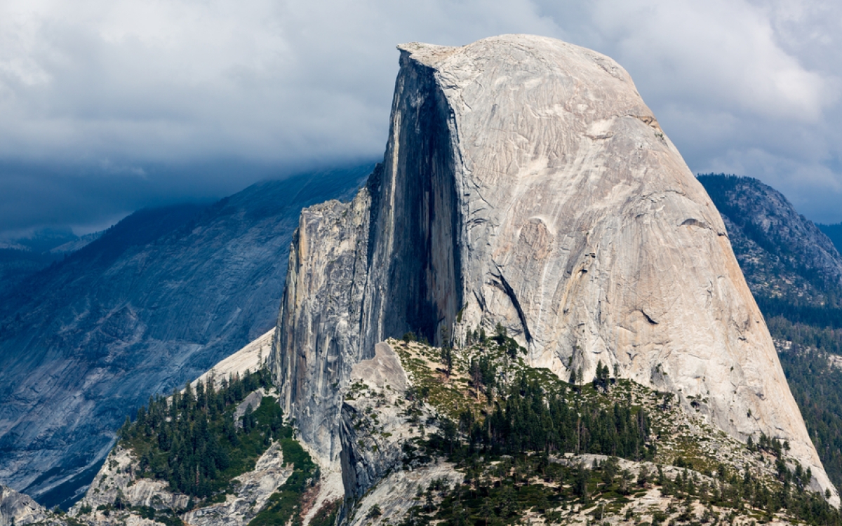 Half Dome in Yosemite National Park, California