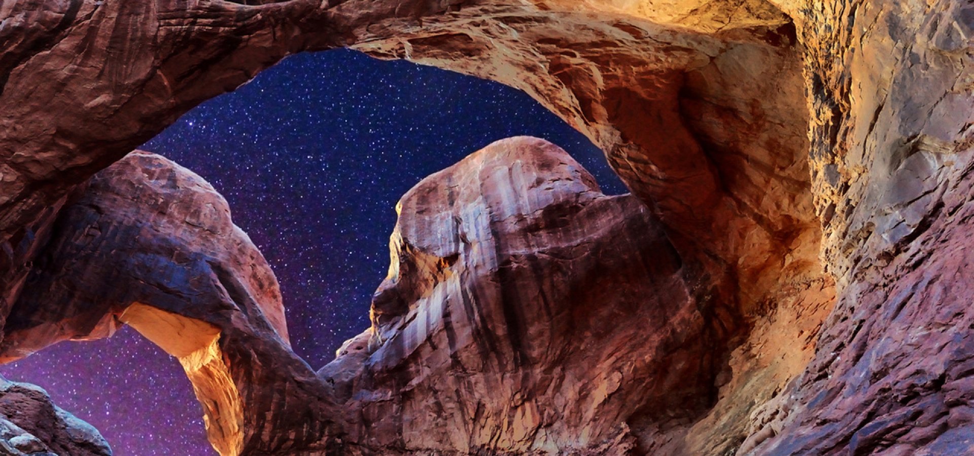 Arches National Park Arches National Park at nighttime