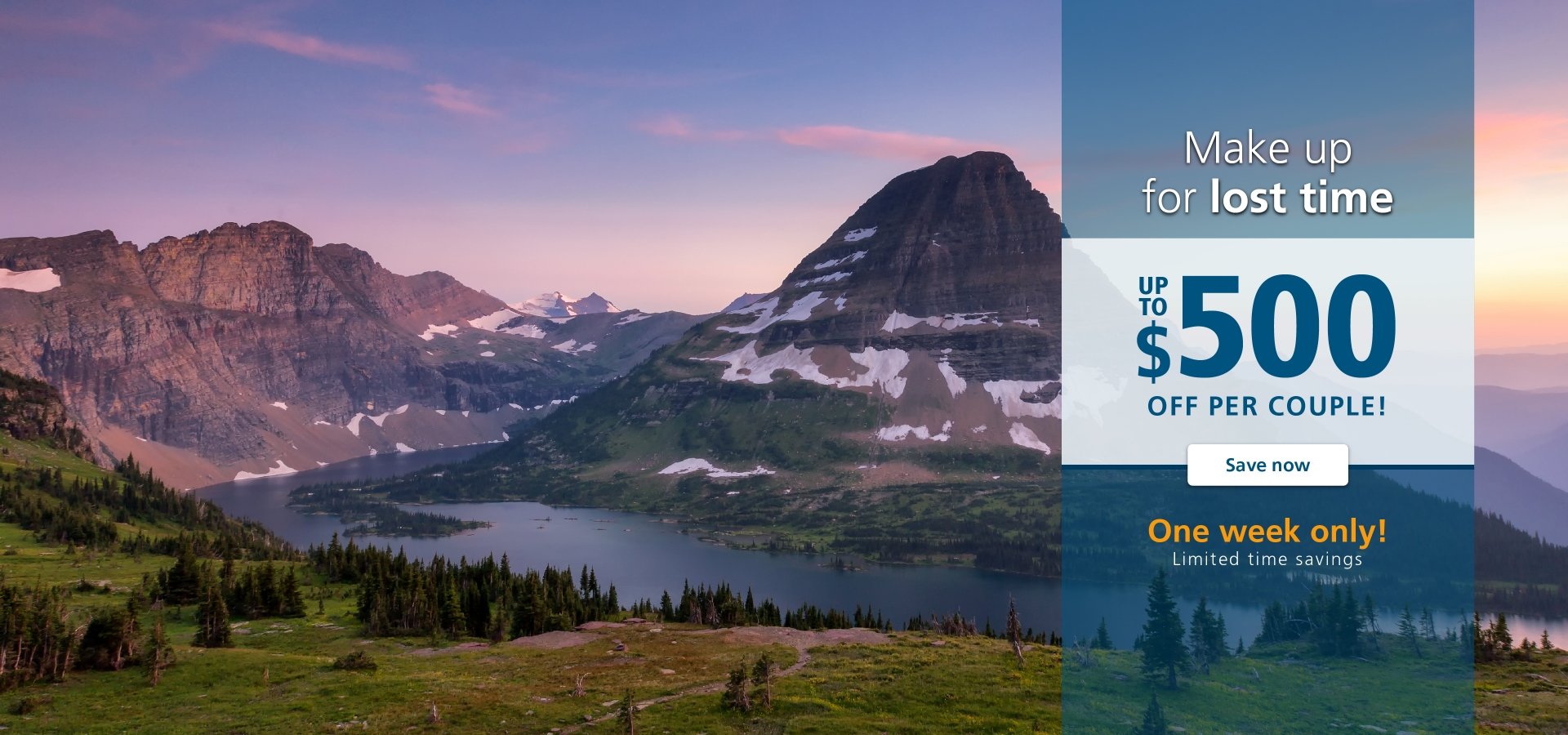 Amtrak Vacations® Make up for Lost Time Sale Amtrak Vacations® Make up for Lost Time Sale