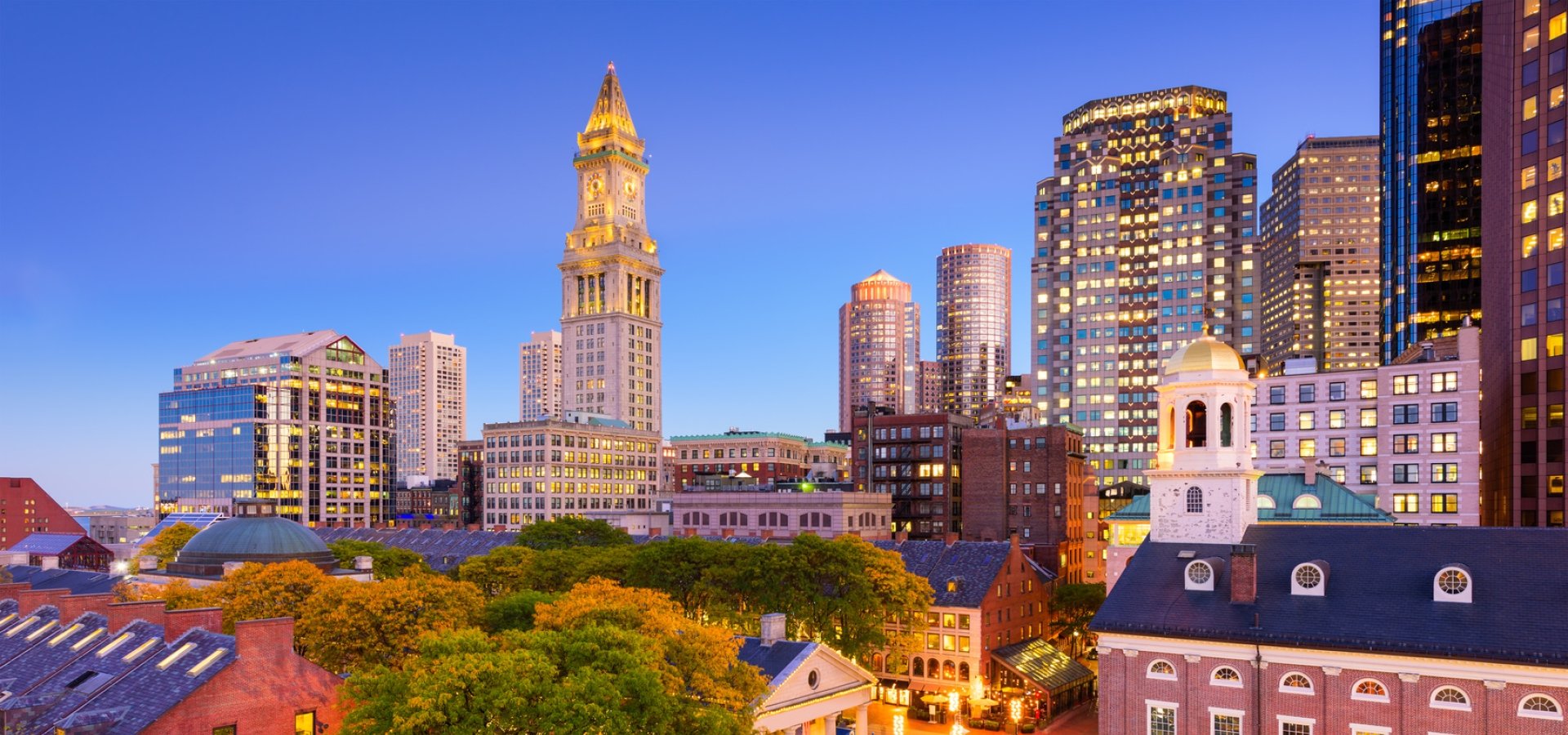 Boston Downtown view Boston Downtown view