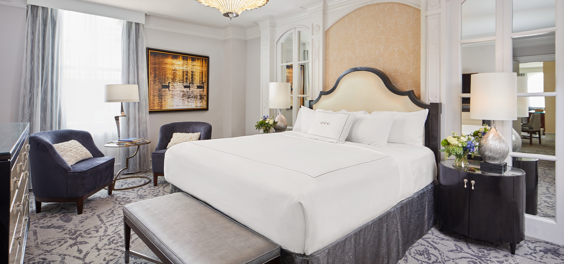 inside a bright hotel room - pick your perk