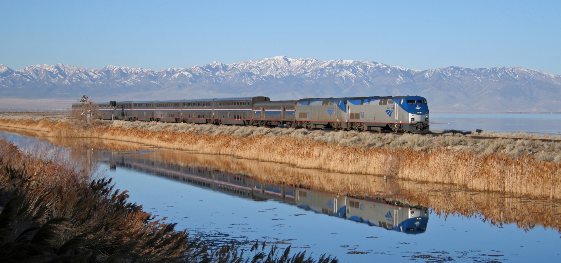 Amtrak's California Zephyr on a roundtrip journey
