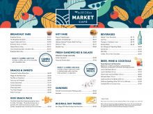 Pacific Surfliner Sea View Café Menu