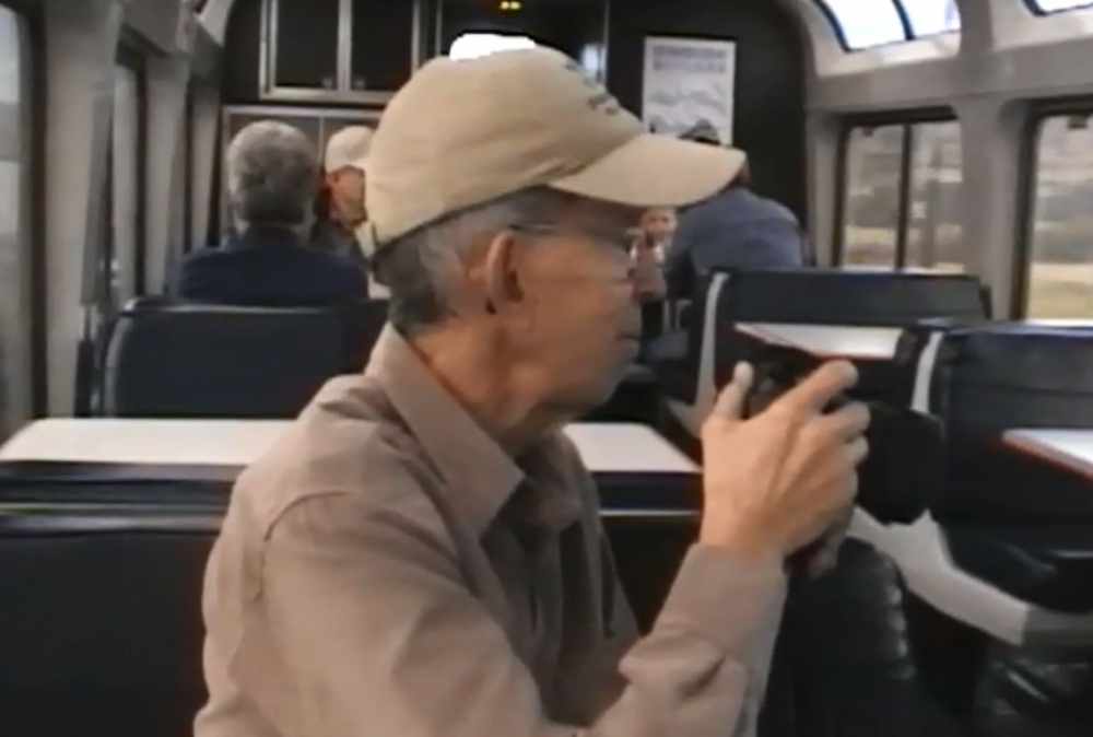 Onboard the train - traveler