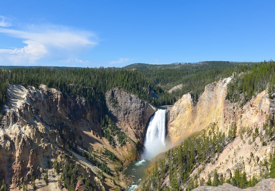 Yellowstone Falls at Yellowstone National Park